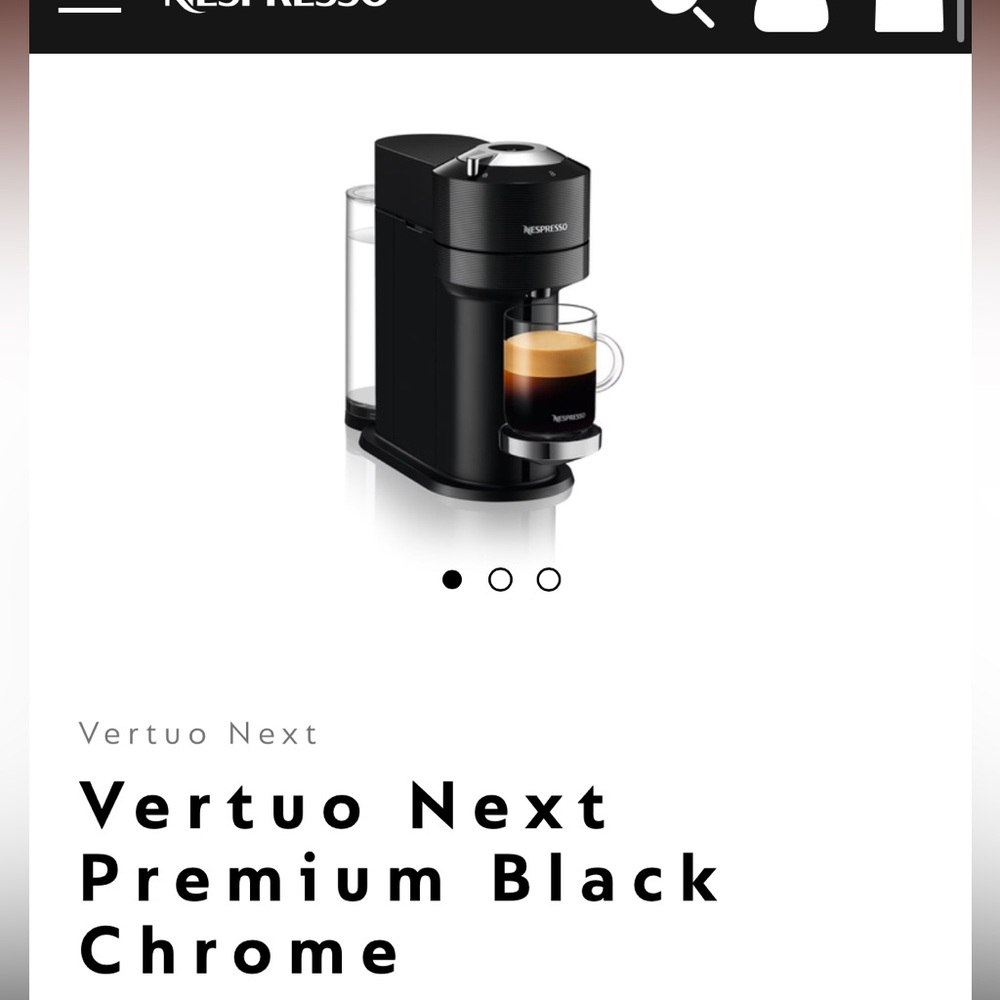 Vertuo Next Premium Nespresso + Frother Included!
